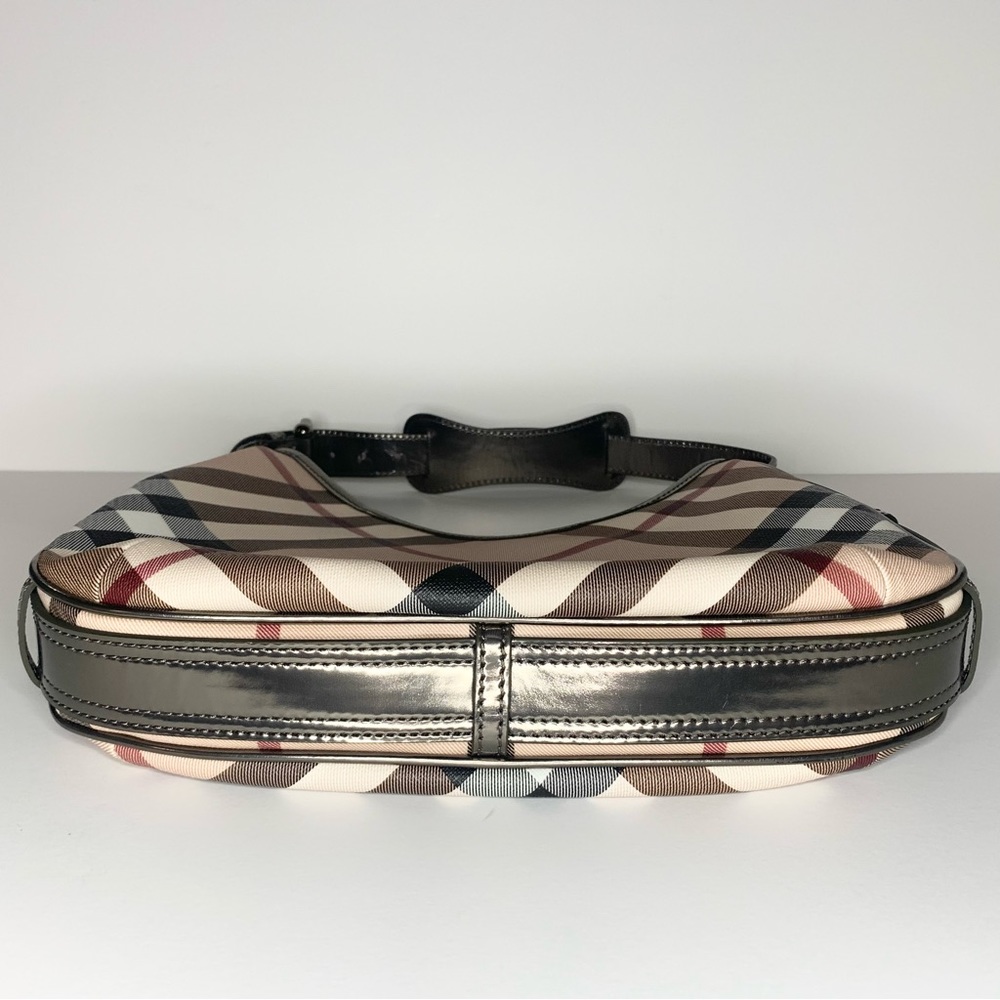 Burberry | Nova Check Small Barton Hobo - Picture 9 of 14